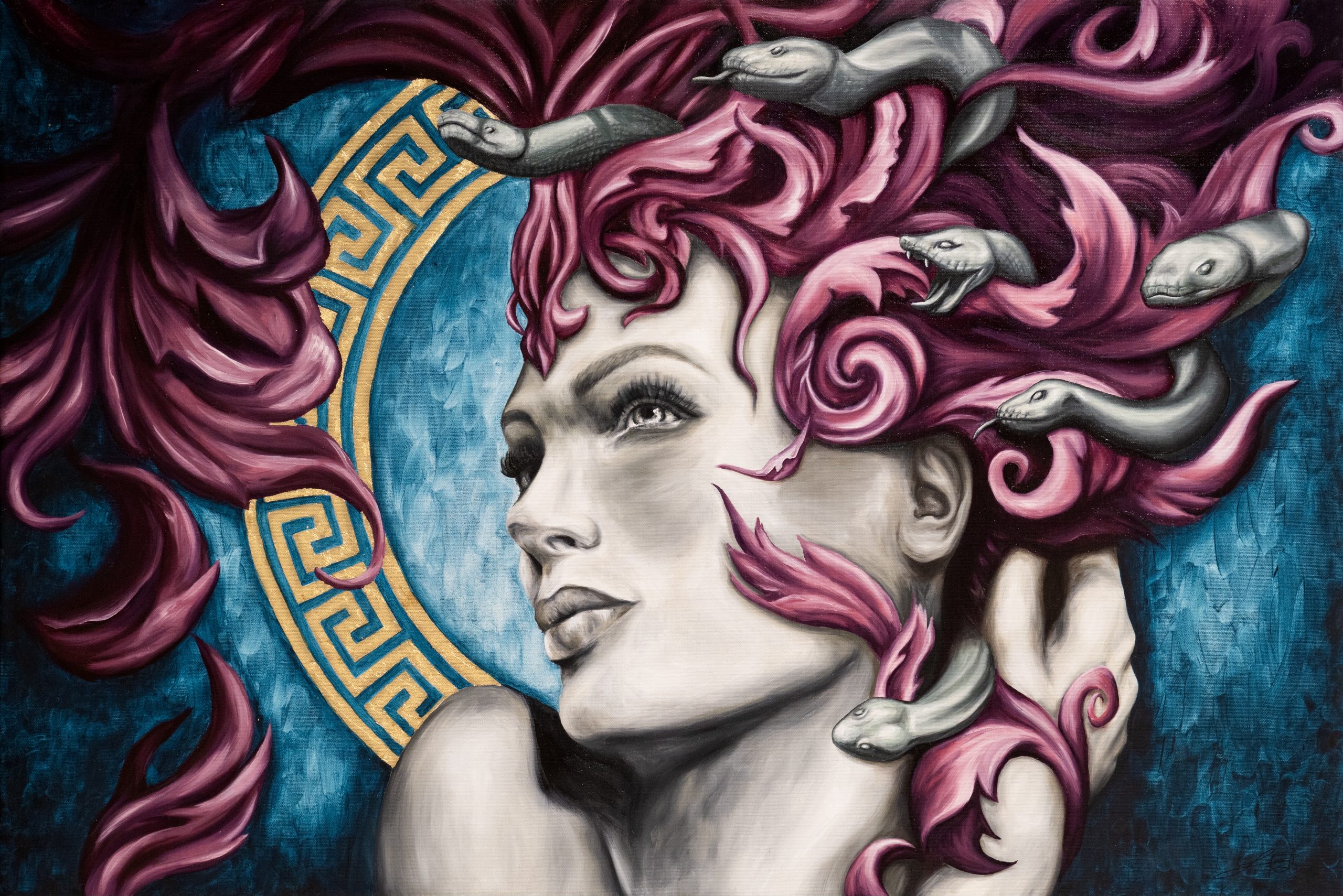 Medusa Painting Medusa Painting