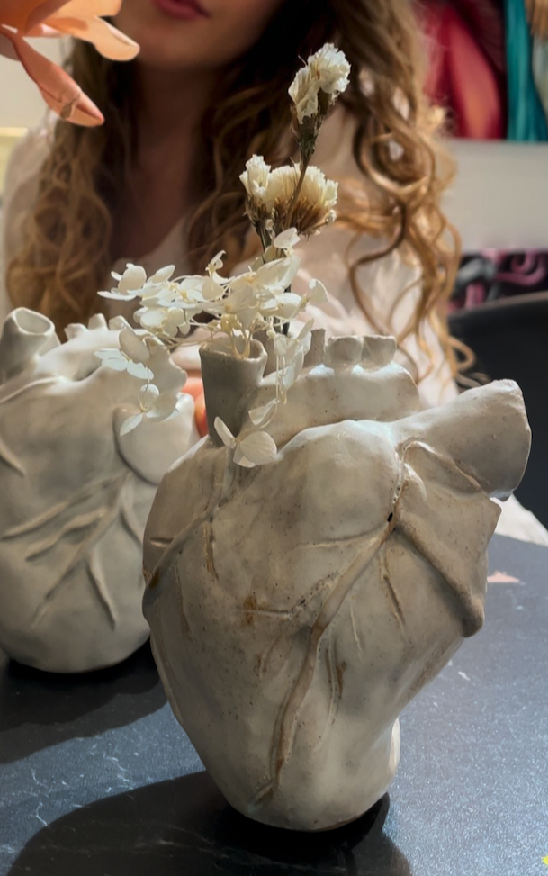 Stephanie Dyrby Sculpture heart
